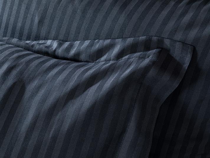 cristal Stofă De Mătase Tip Twill 2 Set Cu Urechi Față De Pernă 50 x 70 cm albastru inchis