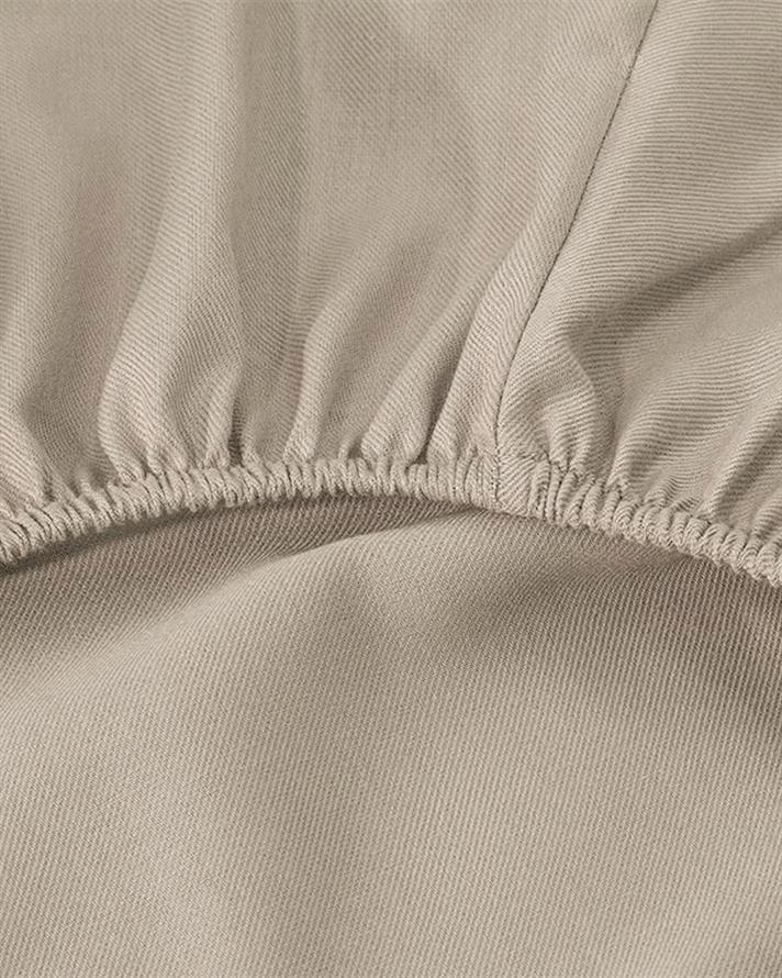 cristal Twill Mătăsos Double Set Lenjerie De Pat 200x220 cm Culoarea Pietrei