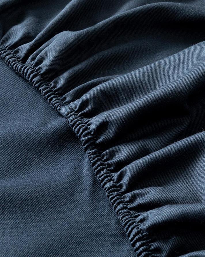 cristal Twill Mătăsos Double Set Lenjerie De Pat 200x220 cm Albastrul Nopții