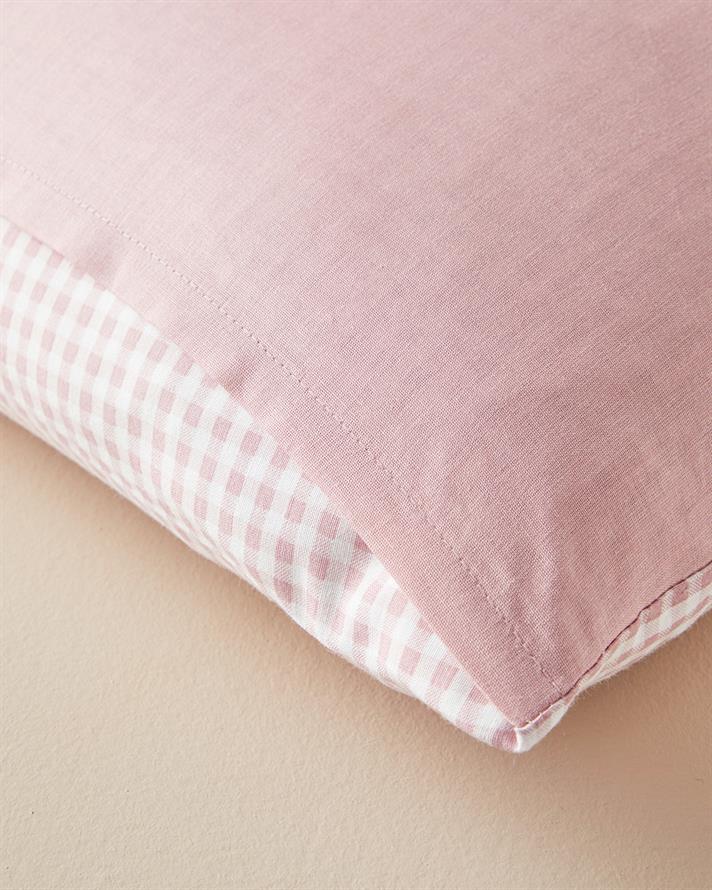 Set 2 fete de perna, Retro Flower, bumbac, 50x70 cm, roz