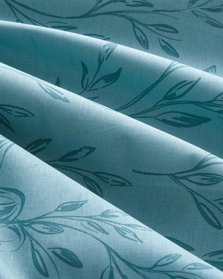 Natures Palette Cu Bumbac Double Set Lenjerie De Pat 200x220 cm Muștar - Verde