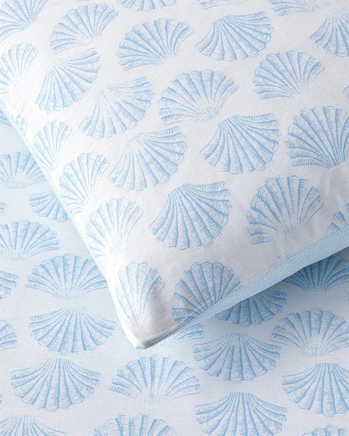 Cu Bumbac Double Set Lenjerie De Pat 200x220 cm Albastru