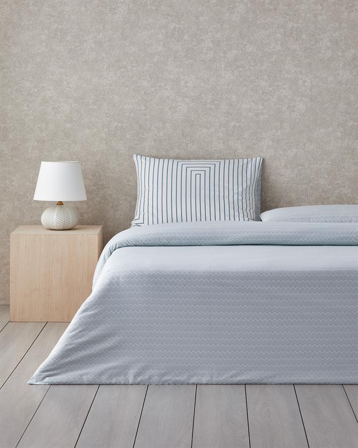 Endless Journey Cu Bumbac Double Set Lenjerie De Pat 200x220 cm Seledon Închis