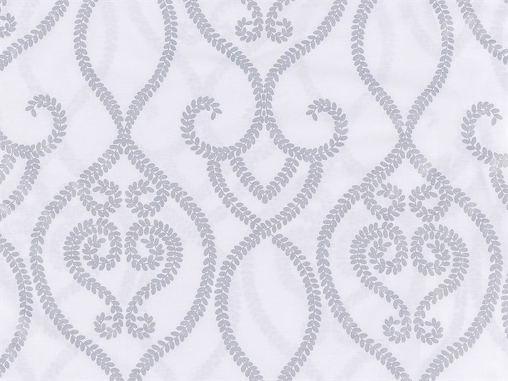 Curlicue Cu Bumbac Cu 2 Piese Față De Pernă 50x70 cm Argintiu