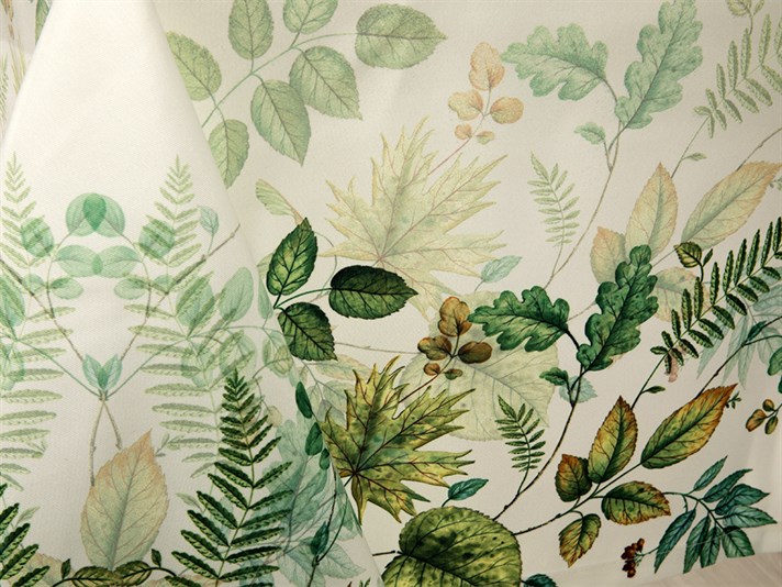 Curtea secretă  Imprimeu digital Față de Masă 150x200 cm White-Green
