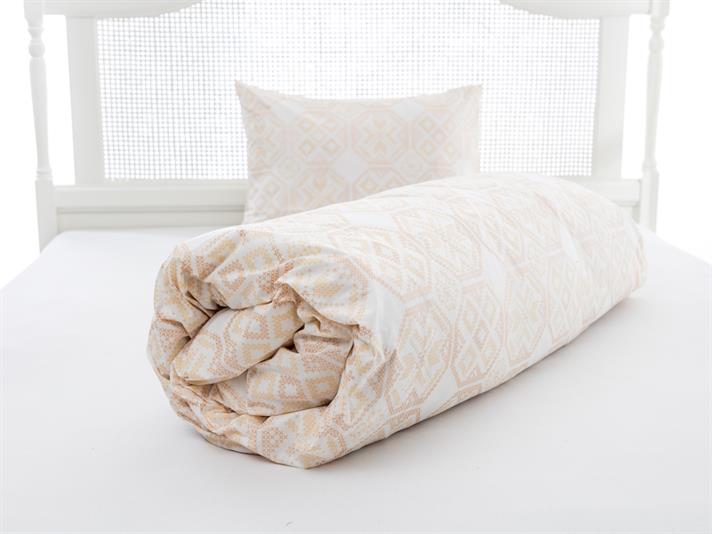 cusătură Cu Bumbac Single Lenjerie De Pat 160x220 cm Bronz