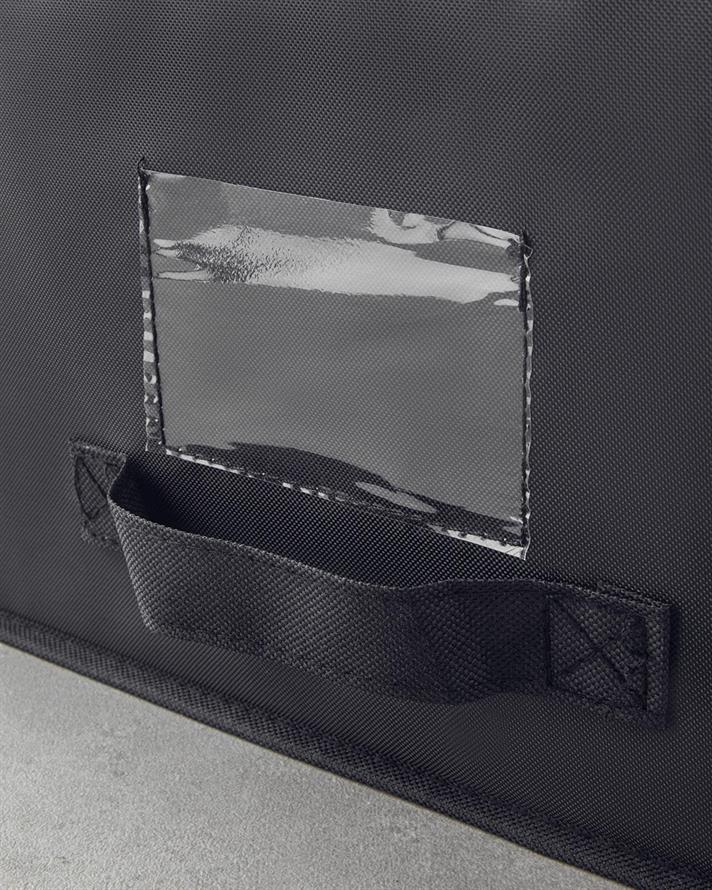 Cutie de depozitare, Sylvia, poliester, 33x28x14,5 cm, negru