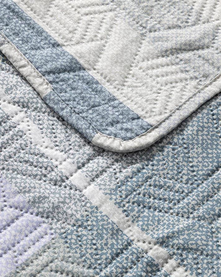 Cuvertură pat, King size, Chill Plaid, poliester, 240x220 cm, bleu