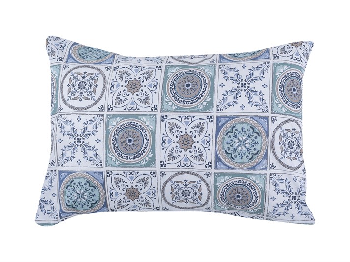 dală Cu Bumbac Cu 2 Piese Față De Pernă 50x70 cm Albastru