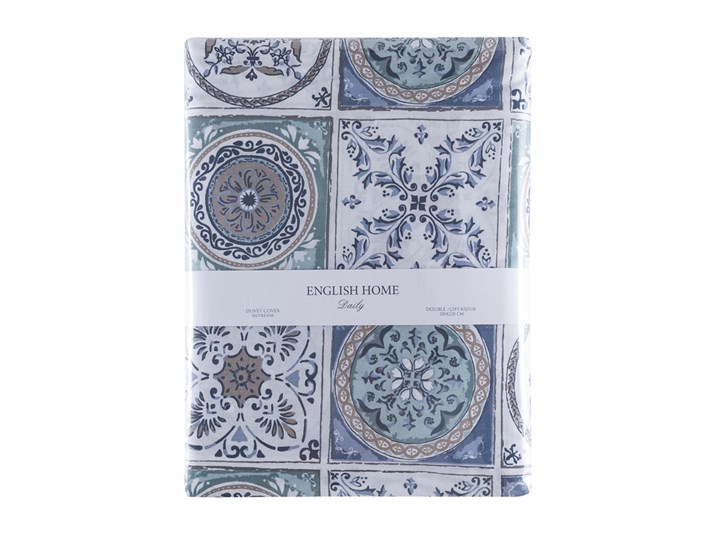 dală Cu Bumbac Single Lenjerie De Pat 160x220 cm Albastru