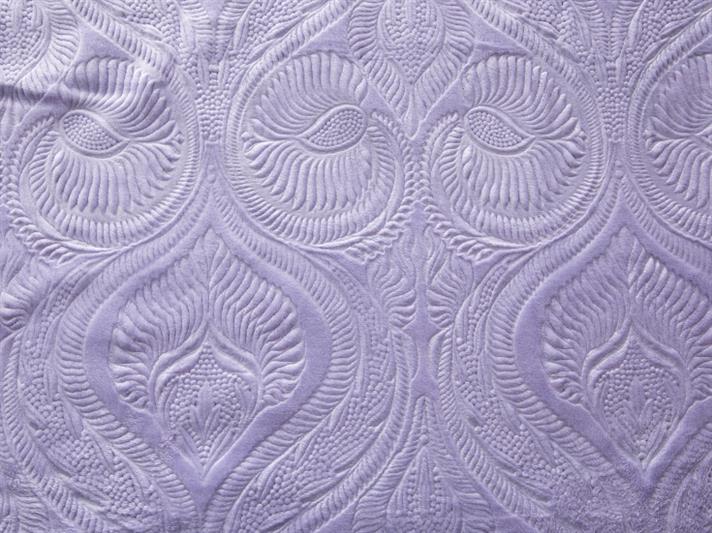 damasc  Ultrasoft Double Person  PĂTURĂ 200x220 cm Lilac.