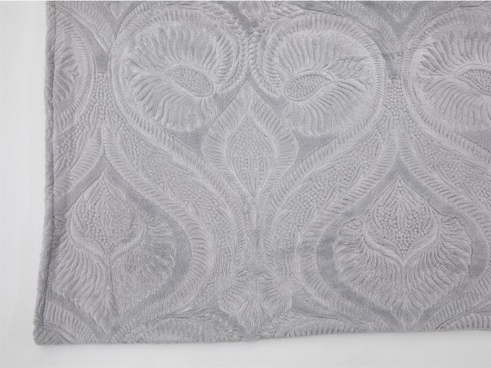 damasc  Ultrasoft Double Person  PĂTURĂ 200x220 cm Gri.