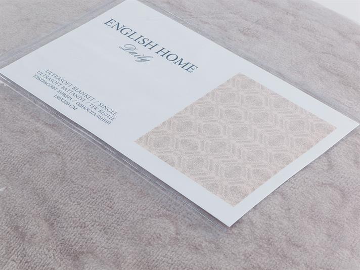 damasc Ultrasoft Single Pătură 150x200 cm Piatră Deschisă