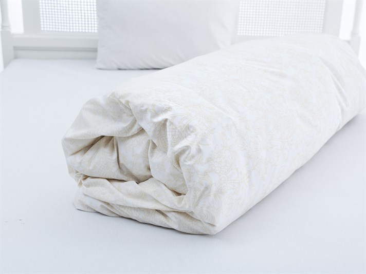 dantelă Single Lenjerie De Pat 160x220 cm Bej