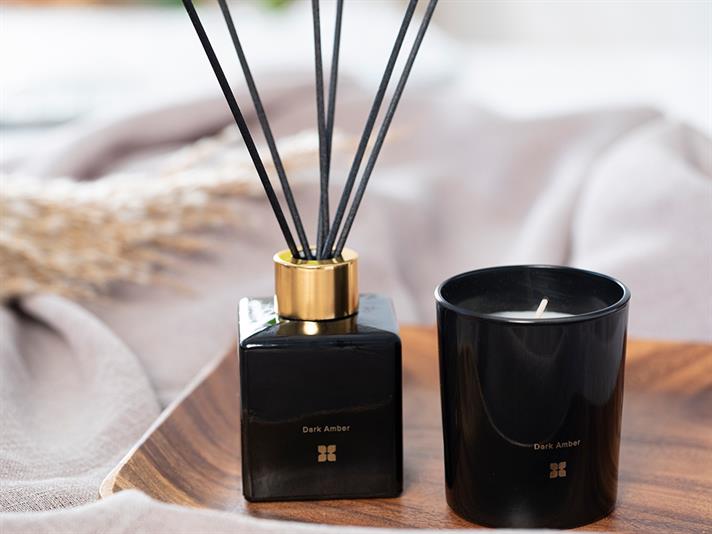 Dark Amber Parfumat Set De 2 Piese Set Parfumat Negru