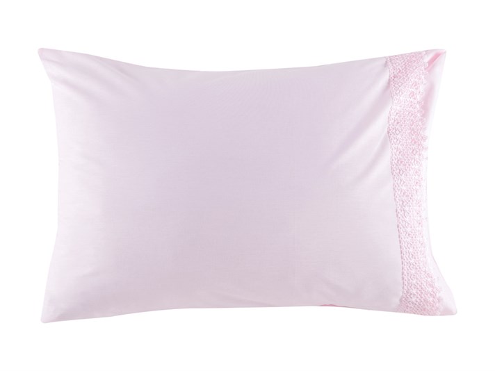 Darlene Cu Bumbac Cu 2 Piese Față De Pernă 50x70 cm Roz