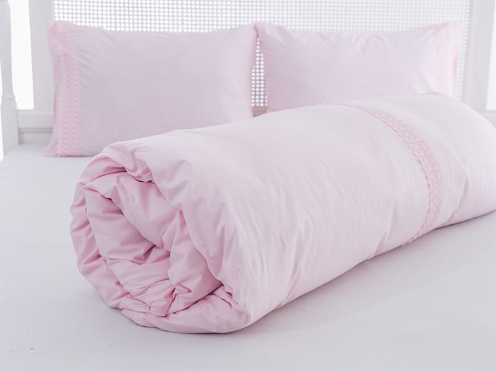 Darlene Cu Bumbac Double Lenjerie De Pat 200x220 cm Roz