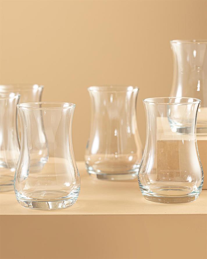 Darwin Glass 6 pcs Tea Glass 170 ml Transparent