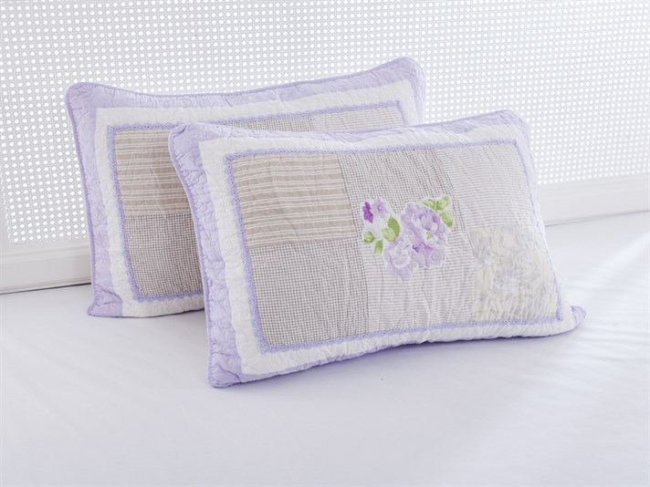 Dasha  Patchwork For One Person  SET CUVERTURĂ DE PA 160x240 cm Violet.