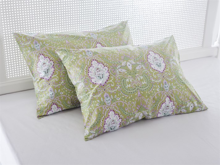 Dayne Cu Bumbac Cu 2 Piese Față De Pernă 50x70 cm Verde
