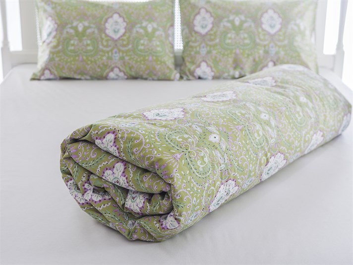 Dayne Cu Bumbac Double Lenjerie De Pat 200x220 cm Verde