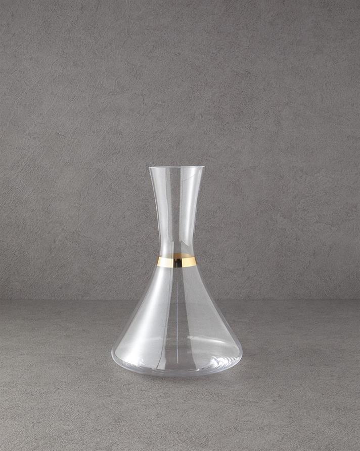 de aur Sticlă 3 Piese Carafă 380 Ml + 2000 Ml Gold