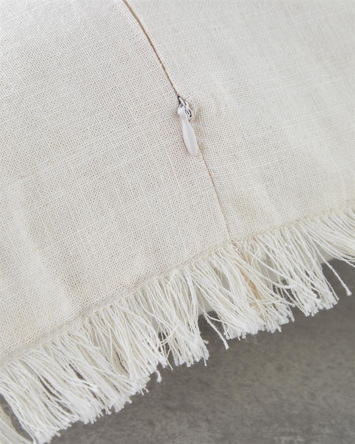 Delhi Cu Bumbac Pernuță Decorativă 35x50 cm Ecru
