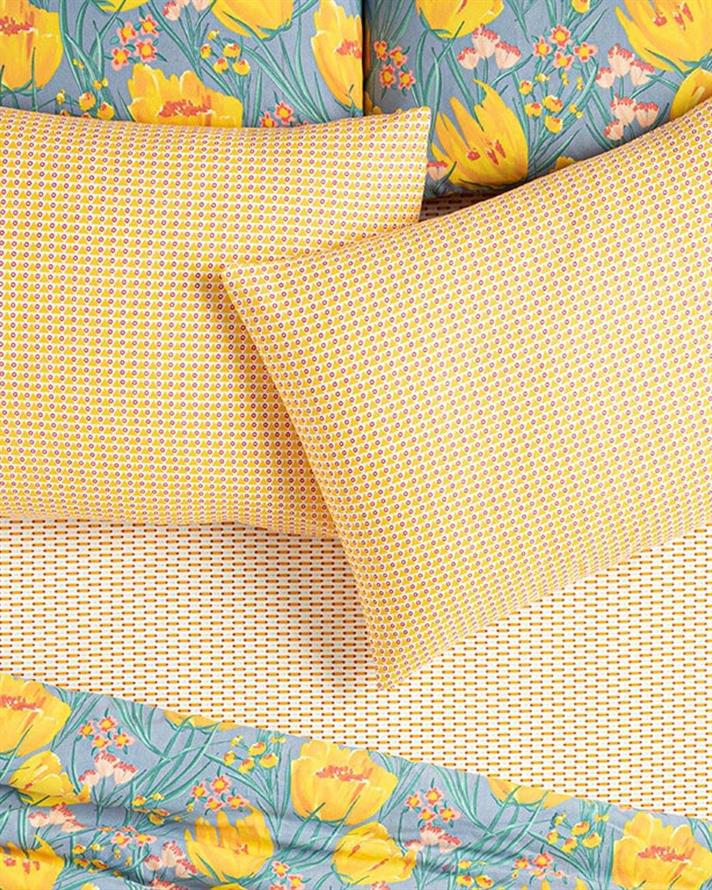 Delta Față De Pernă Set 2, Ușor De Calcat, 50*70 Cm, Pudra-Ecru