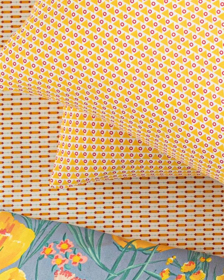 Delta Față De Pernă Set 2, Ușor De Calcat, 50*70 Cm, Pudra-Ecru