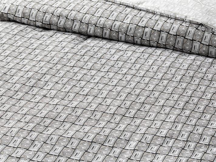 Deltoid Cu Bumbac Single Set Lenjerie De Pat 160x220 cm Gri