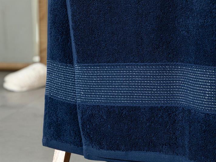 Deluxe Prosop De Baie Twist Scăzut, Bumbac, 90*150 Cm, Natural - Burgundia