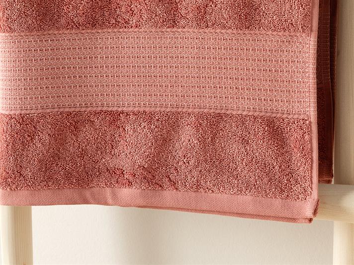 Deluxe Low Twist Bath Towel 90x150 cm Rose Color