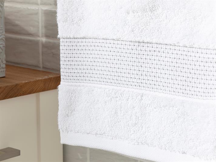 Deluxe Prosop De Față Twist Scăzut, Bumbac, 50*70 Cm, Argintiu