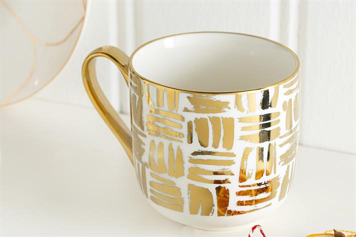 Cana, Demy, portelan, 380 ml, auriu