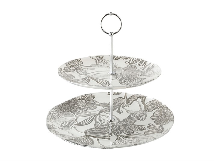 Denby Glass Cake Stand 21x28 cm Beige