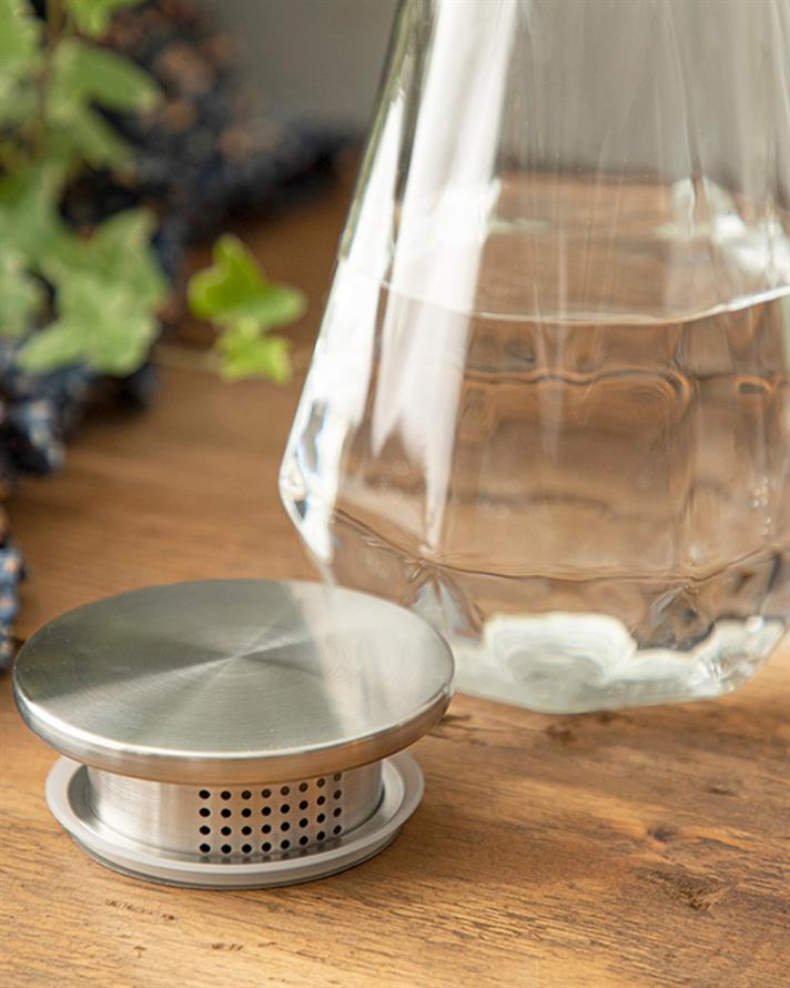 Delight Borosilicate Glass Water Bottle 1500 ml Transparent
