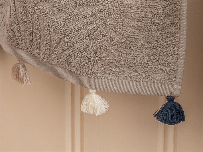 Diana Prosop De Mână Cu Jacquard, Bumbac, 30*40 Cm, Gri Deschis
