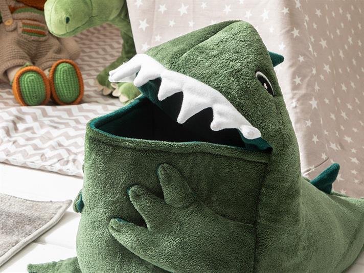 Dinasours Coș Pentru Jucării , 40*53 Cm, Crem-Roșu