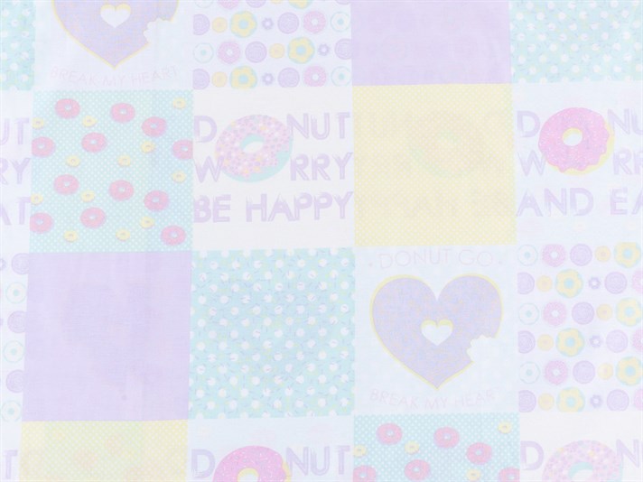 Donut îngrijorare Cu 2 Piese Față De Pernă 50x70 cm Roz