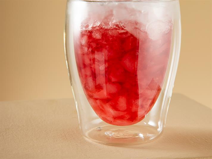 Doppia Borosilicate Glass Double Wall Cup 250 ml Transparent