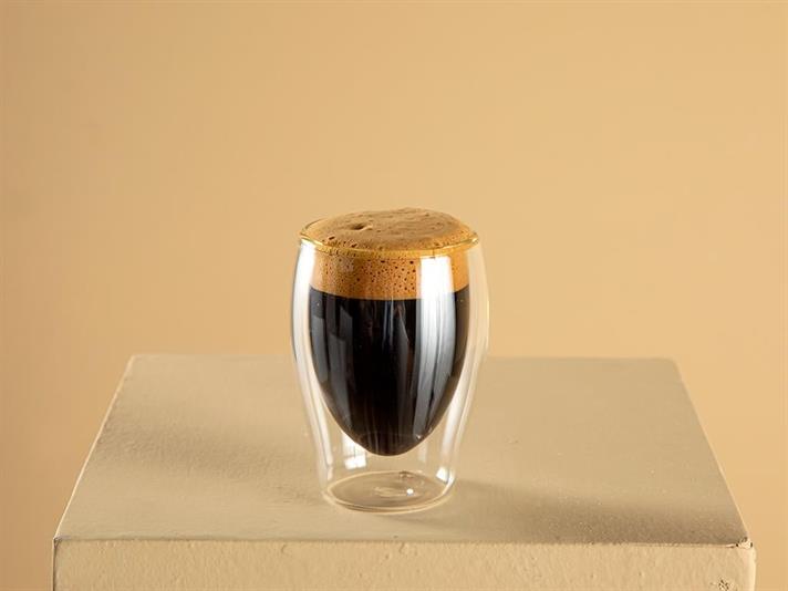 Doppia Borosilkat Glass Perete Dublu Cupă 80 Ml Transparent