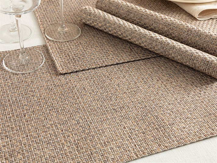 Dora Polyestere 4 Set Place Mat 45x30 cm Stone Color