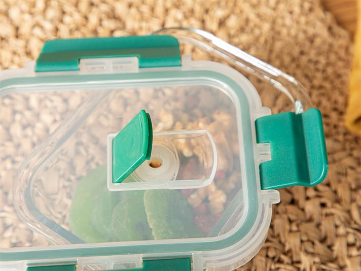 Doria Glass Storage Box 320 ml Green