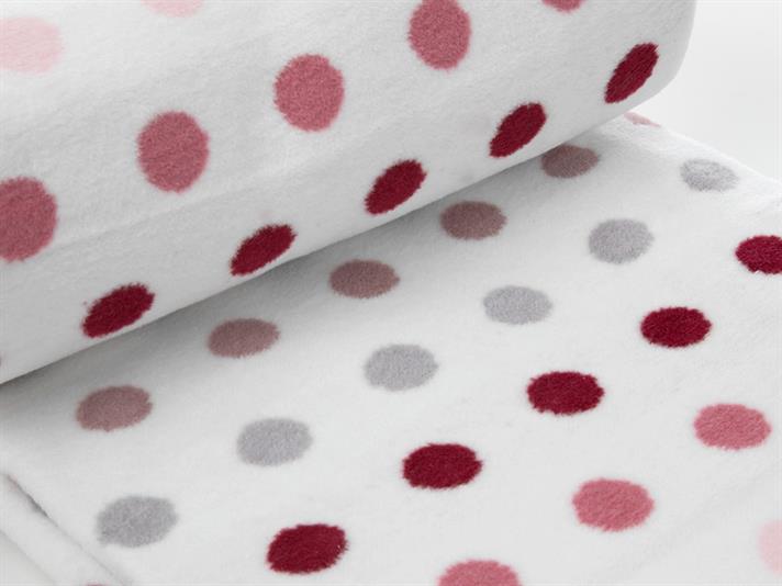 Dotă cu dungi Cottony For One Person  PĂTURĂ 150x200 cm Claret Red