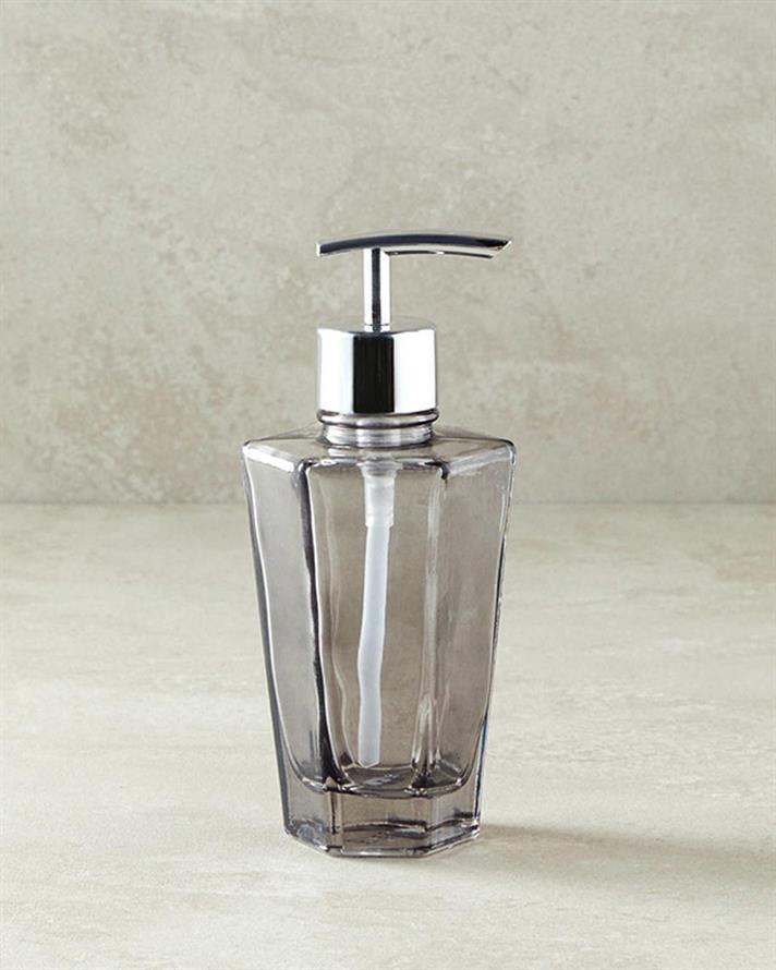 Diamond Glass Liquid Soap Dispense Anthracite