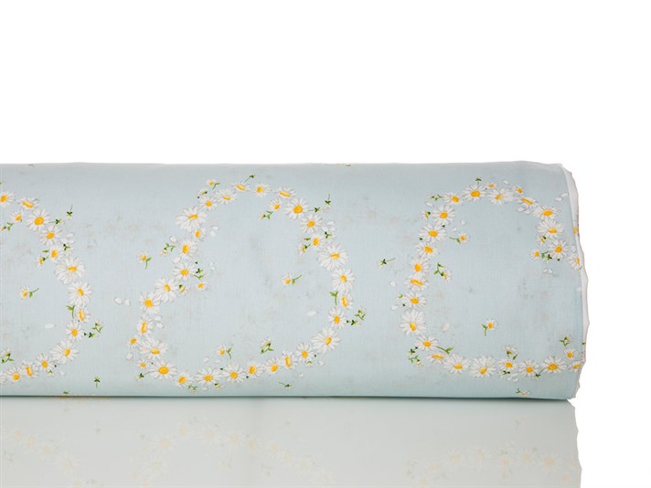 Dragoste Daisy Cu Bumbac Single Lenjerie De Pat 160x220 cm Alb