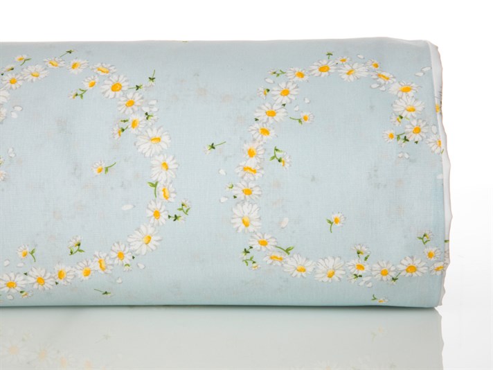 Dragoste Daisy Cu Bumbac Single Lenjerie De Pat 160x220 cm Alb