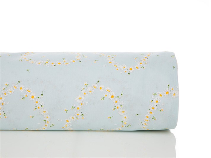 Dragoste Daisy Cu Bumbac Double Lenjerie De Pat 200x220 cm Alb