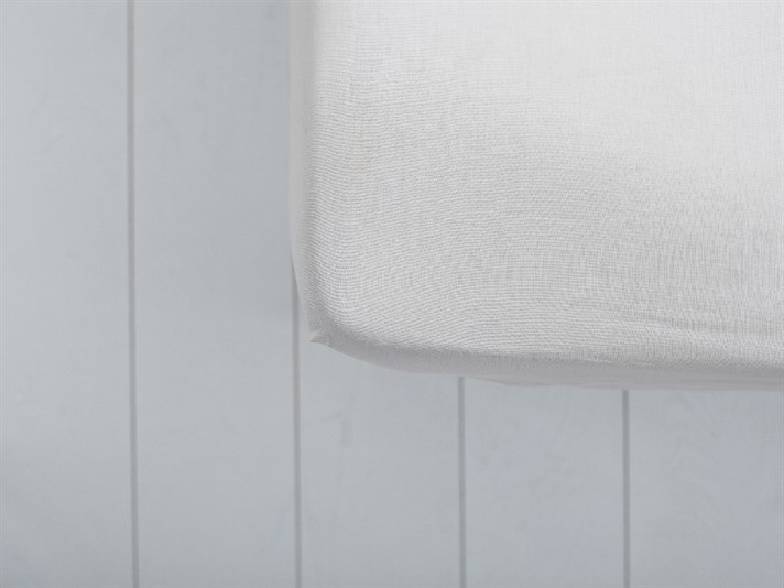 Drept 1 Cu Bumbac Double Cearșaf Cu Elastic 160x200 cm Culoarea Pietrei