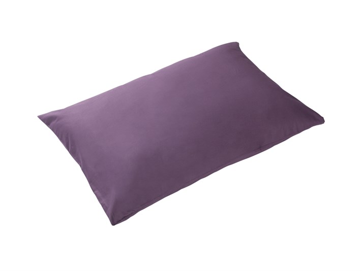 drept Cu Bumbac Cu 2 Piese Față De Pernă 50x70 cm Violet Închis